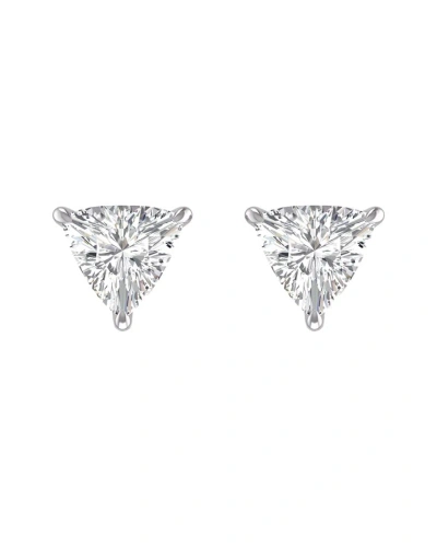 Lab Grown Diamonds 14k 0.50 Ct. Tw. Lab Grown Diamond Earrings In White