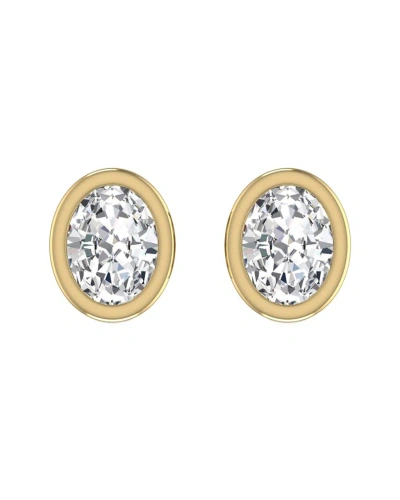 Lab Grown Diamonds 14k 0.50 Ct. Tw. Lab Grown Diamond Earrings In Gold