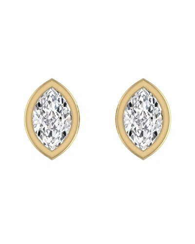 Lab Grown Diamonds 14k 0.50 Ct. Tw. Lab Grown Diamond Earrings In Gold