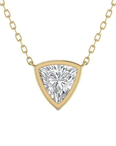 Lab Grown Diamonds 14k 0.50 Ct. Tw. Lab Grown Diamond Necklace In Gold