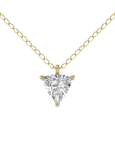 Lab Grown Diamonds 14k 0.50 Ct. Tw. Lab Grown Diamond Necklace In Gold