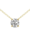Lab Grown Diamonds 14k 0.75 Ct. Tw. Lab Grown Diamond Solitaire Necklace