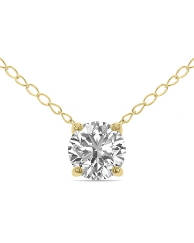 Lab Grown Diamonds 14k 0.50 Ct. Tw. Lab Grown Diamond Necklace In Gold