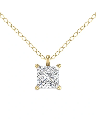 Lab Grown Diamonds 14k 0.50 Ct. Tw. Lab Grown Diamond Necklace In Gold