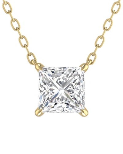 Lab Grown Diamonds 14k 0.50 Ct. Tw. Lab Grown Diamond Necklace In Gold