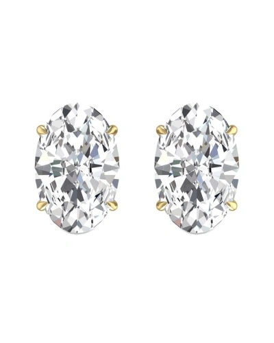 Lab Grown Diamonds 14k 0.75 Ct. Tw. Lab Grown Diamond Earrings In Metallic