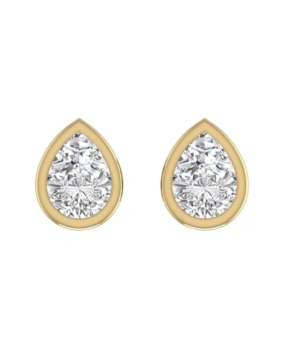 Lab Grown Diamonds 14k 0.75 Ct. Tw. Lab Grown Diamond Earrings In Gold