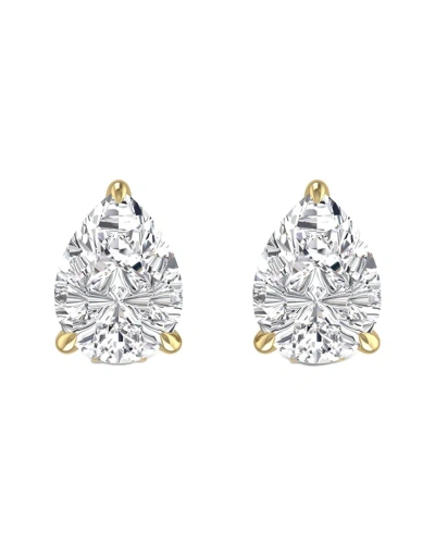 Lab Grown Diamonds 14k 0.75 Ct. Tw. Lab Grown Diamond Earrings In White