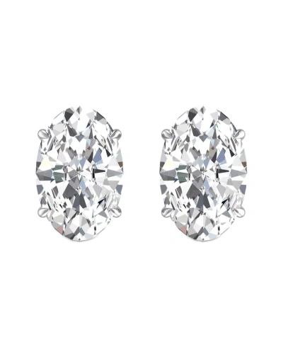 Lab Grown Diamonds 14k 0.75 Ct. Tw. Lab Grown Diamond Earrings In White