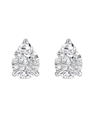 Lab Grown Diamonds 14k 0.75 Ct. Tw. Lab Grown Diamond Earrings In Metallic