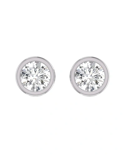 Lab Grown Diamonds 14k 0.75 Ct. Tw. Lab Grown Diamond Earrings In Metallic