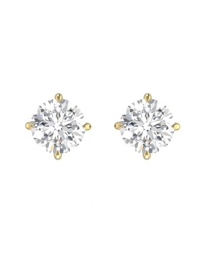 Lab Grown Diamonds 14k 0.75 Ct. Tw. Lab Grown Diamond Earrings In White