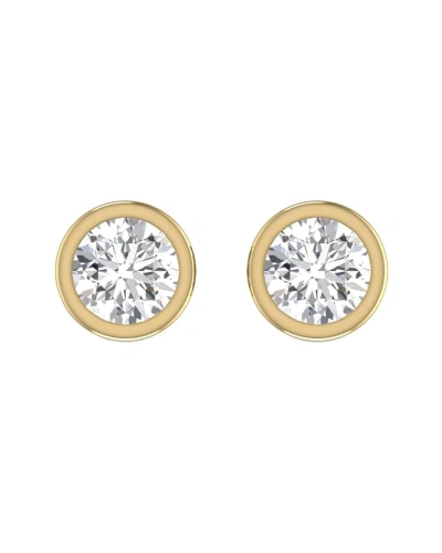 Lab Grown Diamonds 14k 0.75 Ct. Tw. Lab Grown Diamond Earrings In Gold