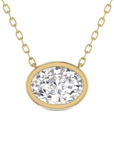 Lab Grown Diamonds 14k 0.75 Ct. Tw. Lab Grown Diamond Necklace In Gold