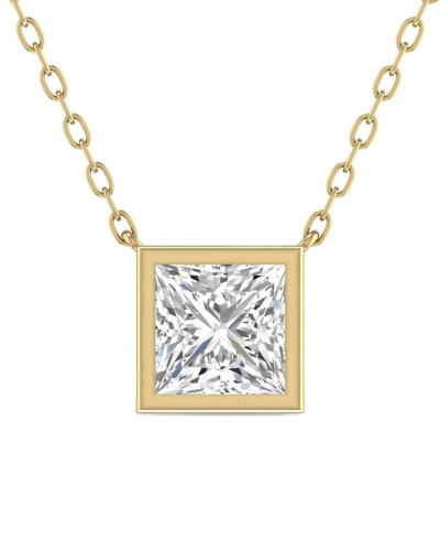 Lab Grown Diamonds 14k 0.75 Ct. Tw. Lab Grown Diamond Necklace In Gold