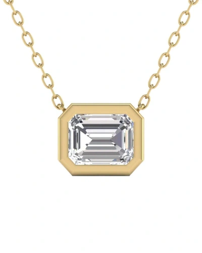 Lab Grown Diamonds 14k 0.75 Ct. Tw. Lab Grown Diamond Necklace In Gold