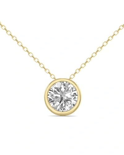 Lab Grown Diamonds 14k 0.75 Ct. Tw. Lab Grown Diamond Necklace In Gold