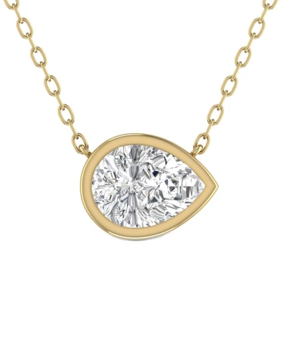 Lab Grown Diamonds 14k 0.75 Ct. Tw. Lab Grown Diamond Necklace In Gold