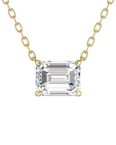 Lab Grown Diamonds 14k 0.75 Ct. Tw. Lab Grown Diamond Necklace In Gold