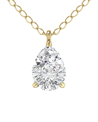 Lab Grown Diamonds 14k 0.75 Ct. Tw. Lab Grown Diamond Necklace In Gold