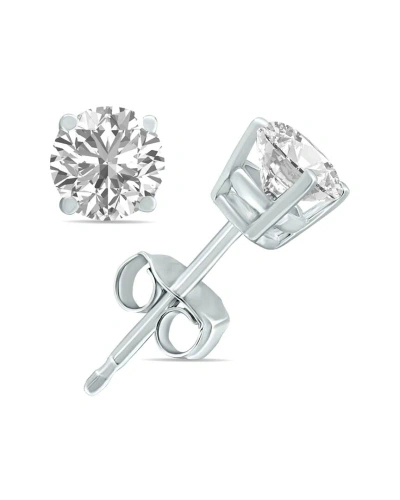 Lab Grown Diamonds 14k 0.75 Ct. Tw. Lab Grown Diamond Studs In Metallic