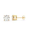 Lab Grown Diamonds 14k 0.00 Ct. Tw. Lab-grown Diamond Earrings In Gold