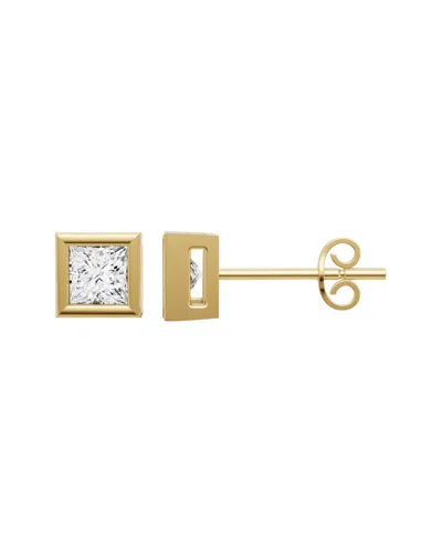 Lab Grown Diamonds 14k 0.25 Ct. Tw. Lab-grown Diamond Earrings In Gold