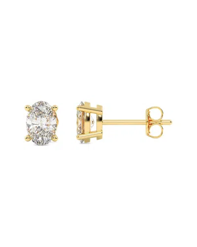 Lab Grown Diamonds 14k 0.25 Ct. Tw. Lab-grown Diamond Earrings In Gold