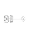 Lab Grown Diamonds 14k 1.00 Ct. Tw. Lab-grown Diamond Earrings In Metallic