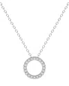 Lab Grown Diamonds 14k 0.25 Ct. Tw. Lab-grown Diamond Necklace In Metallic