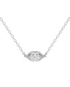 Lab Grown Diamonds 14k 0.25 Ct. Tw. Lab-grown Diamond Necklace In White