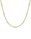 Lab Grown Diamonds 14k 0.25 Ct. Tw. Lab-grown Diamond Station Necklace