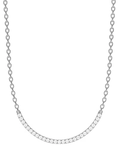Lab Grown Diamonds 14k 0.33 Ct. Tw. Lab-grown Diamond Necklace In Metallic