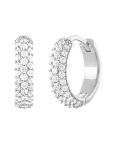 Lab Grown Diamonds 14k 0.38 Ct. Tw. Lab Grown Diamond Hoops In Metallic