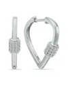 Lab Grown Diamonds 14k 0.38 Ct. Tw. Lab-grown Diamond Huggie Hoops