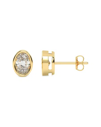 Lab Grown Diamonds 14k 1.00 Ct. Tw. Lab-grown Diamond Earrings In Gold