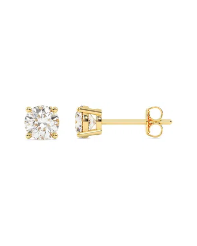 Lab Grown Diamonds 14k 0.75 Ct. Tw. Lab-grown Diamond Earrings In Gold