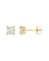Lab Grown Diamonds 14k 0.50 Ct. Tw. Lab-grown Diamond Earrings In Brown