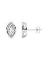 Lab Grown Diamonds 14k 0.25 Ct. Tw. Lab-grown Diamond Earrings In Metallic