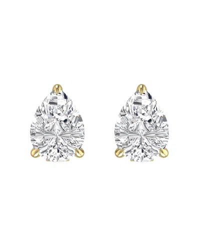 Lab Grown Diamonds 14k 0.50 Ct. Tw. Lab Grown Diamond Earrings In Gold