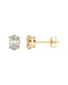Lab Grown Diamonds 14k 0.50 Ct. Tw. Lab-grown Diamond Earrings In Black