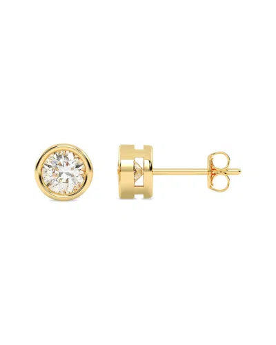 Lab Grown Diamonds 14k 0.75 Ct. Tw. Lab-grown Diamond Earrings In Gold