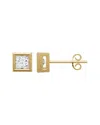 Lab Grown Diamonds 14k 0.50 Ct. Tw. Lab-grown Diamond Earrings In Gold