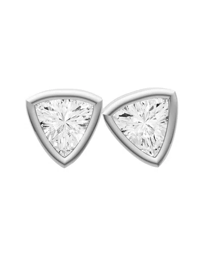 Lab Grown Diamonds 14k 0.50 Ct. Tw. Lab-grown Diamond Earrings In Metallic