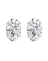Lab Grown Diamonds 14k 0.50 Ct. Tw. Lab Grown Diamond Earrings No Col In Metallic