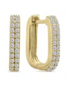 Lab Grown Diamonds 14k 0.50 Ct. Tw. Lab-grown Diamond Huggie Hoops