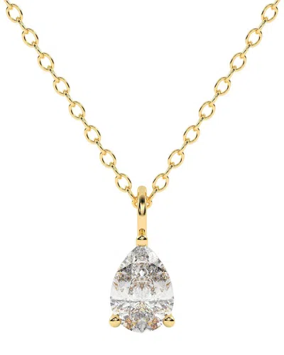 Lab Grown Diamonds 14k 0.75 Ct. Tw. Lab-grown Diamond Necklace In Gold