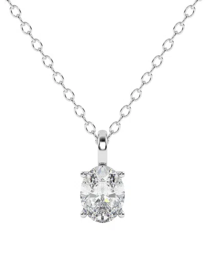 Lab Grown Diamonds 14k 0.50 Ct. Tw. Lab-grown Diamond Necklace In White