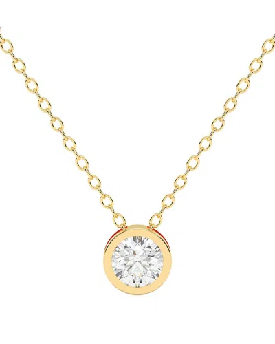 Lab Grown Diamonds 14k 0.50 Ct. Tw. Lab-grown Diamond Necklace In Multi