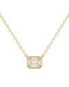 Lab Grown Diamonds 14k 0.50 Ct. Tw. Lab-grown Diamond Necklace In Gold
